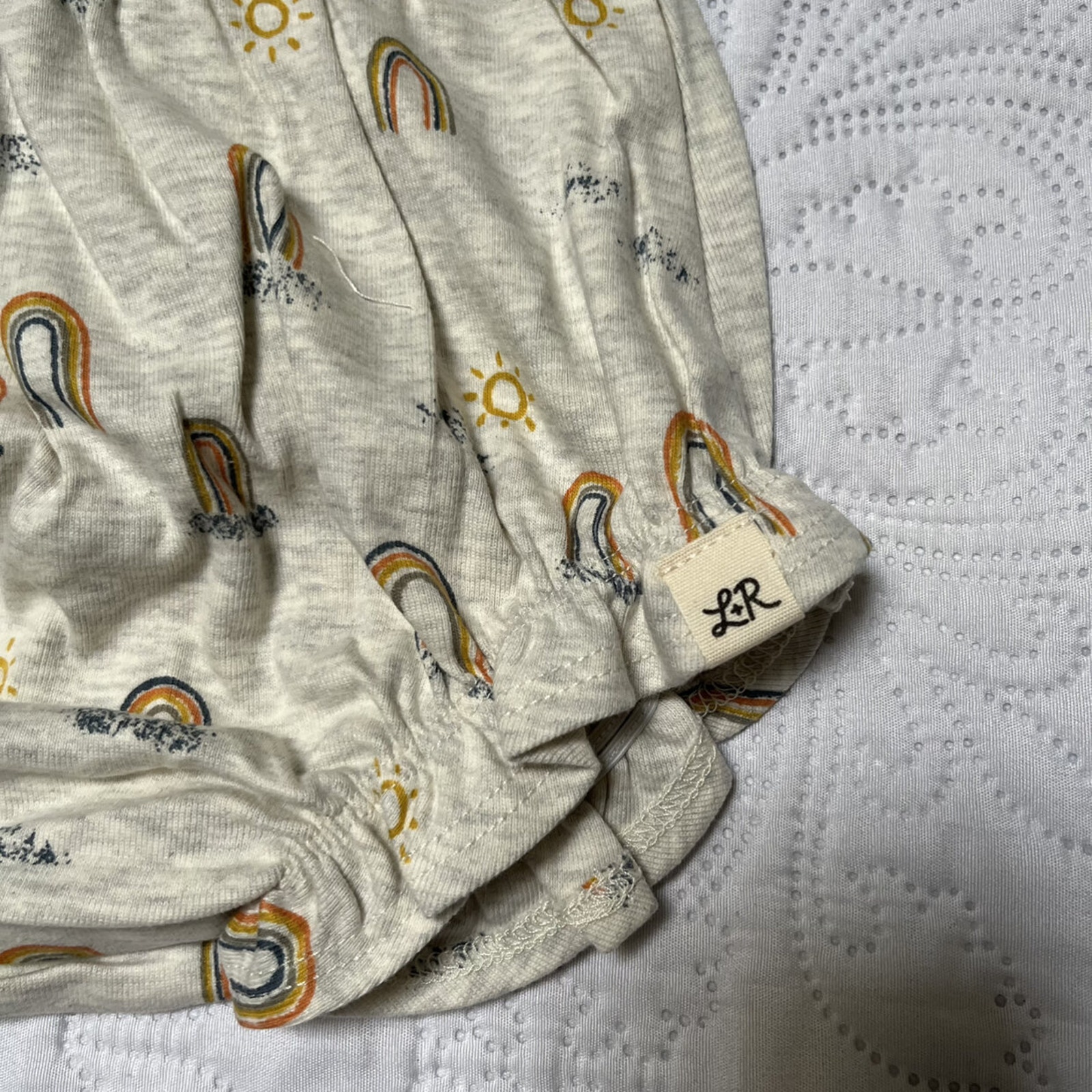 Nwt Lulu + Roo Rainbow Print Ruffle Shorties Size 2/3 — image 3 of 5